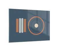 Cuadro Sobre Vidrio 100x70cm Cuadros Pared Abstracto Moderno Patrones Wall Art