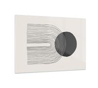 Cuadro Sobre Vidrio 100x70cm Cuadros Pared Boho Abstracción Geometría Wall Art