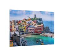 Cuadro Sobre Vidrio 100x70cm Cuadros Pared Colores Edificios Italia Wall Art