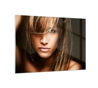 Cuadro Sobre Vidrio 100x70cm Cuadros Pared Femenino moda modelo desnudo Wall Art