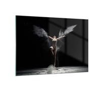 Cuadro Sobre Vidrio 100x70cm Cuadros Pared Fotografía Danza Alas Wall Art Prints