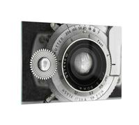 Cuadro Sobre Vidrio 100x70cm Cuadros Pared Lente Blanco Y Negro Vintage Wall Art