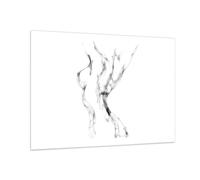 Cuadro Sobre Vidrio 100x70cm Cuadros Pared Mujer Cuerpo Desnudez Wall Art Prints