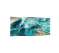 Cuadro Sobre Vidrio 120x50cm Cuadros Pared Agua Mar Océano Wall Art Prints Decor