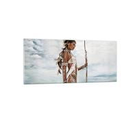 Cuadro Sobre Vidrio 120x50cm Cuadros Pared Ardiente Hombre Mujer Wall Art Prints