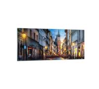 Cuadro Sobre Vidrio 120x50cm Cuadros Pared Cracovia Iglesia Mariacki Wall Art