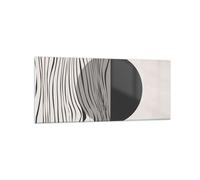 Cuadro Sobre Vidrio 120x50cm Cuadros Pared Figuras Formas Geometría Wall Art