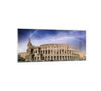 Cuadro Sobre Vidrio 120x50cm Cuadros Pared Italia arquitectura coliseo turismo