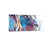 Cuadro Sobre Vidrio 120x50cm Cuadros Pared León Melena Cuento De Hadas Wall Art