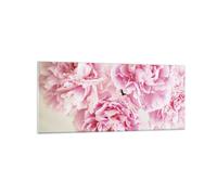 Cuadro Sobre Vidrio 120x50cm Cuadros Pared Paeonia Un ramo Flores Wall Art