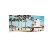 Cuadro Sobre Vidrio 120x50cm Cuadros Pared playa miami florida Wall Art Prints