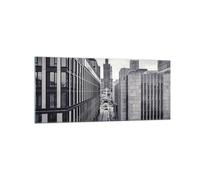 Cuadro Sobre Vidrio 120x50cm Cuadros Pared Varsovia Palacio Cultura Wall Art