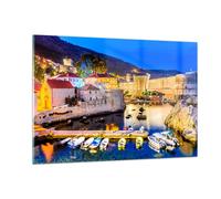 Cuadro Sobre Vidrio 120x80cm Cuadros Croacia Dubrovnik casco antiguo fortaleza