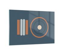 Cuadro Sobre Vidrio 120x80cm Cuadros Pared Abstracto Moderno Patrones Wall Art