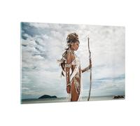 Cuadro Sobre Vidrio 120x80cm Cuadros Pared Ardiente Hombre Mujer Wall Art Prints