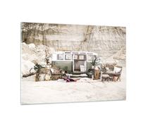 Cuadro Sobre Vidrio 120x80cm Cuadros Pared Autocaravana Boho Muebles Wall Art