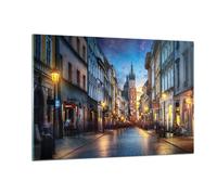 Cuadro Sobre Vidrio 120x80cm Cuadros Pared Cracovia Iglesia Mariacki Wall Art