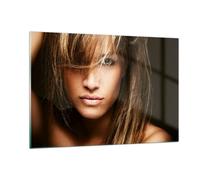 Cuadro Sobre Vidrio 120x80cm Cuadros Pared Femenino moda modelo desnudo Wall Art