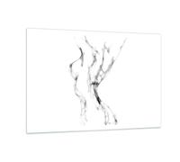 Cuadro Sobre Vidrio 120x80cm Cuadros Pared Mujer Cuerpo Desnudez Wall Art Prints