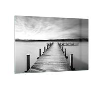 Cuadro Sobre Vidrio 120x80cm Cuadros Pared Puente Paz Agua Wall Art Prints Decor