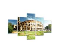 Cuadro Sobre Vidrio 125x70cm Cuadros Arqueología arquitectura italia coliseo