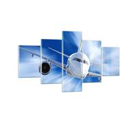 Cuadro Sobre Vidrio 125x70cm Cuadros Pared Aviación aviones vuelo Wall Art