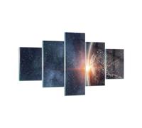 Cuadro Sobre Vidrio 125x70cm Cuadros Pared cosmos tierra sol Wall Art Prints