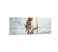 Cuadro Sobre Vidrio 140x50cm Cuadros Pared Ardiente Hombre Mujer Wall Art Prints