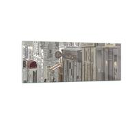 Cuadro Sobre Vidrio 140x50cm Cuadros Pared Arquitectura Dibujo Montmartre Art