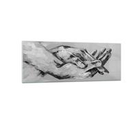 Cuadro Sobre Vidrio 140x50cm Cuadros Pared Escrito A Mano Manos Blanco Y Negro
