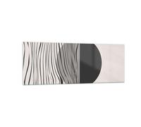 Cuadro Sobre Vidrio 140x50cm Cuadros Pared Figuras Formas Geometría Wall Art