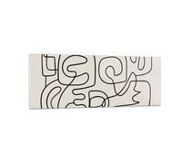 Cuadro Sobre Vidrio 140x50cm Cuadros Pared Línea Figuras Formas Wall Art Prints