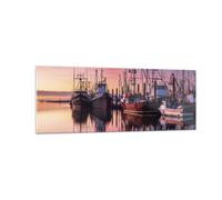 Cuadro Sobre Vidrio 140x50cm Cuadros Pared Marina Oeste El Sol Wall Art Prints