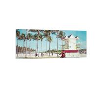 Cuadro Sobre Vidrio 140x50cm Cuadros Pared playa miami florida Wall Art Prints