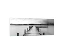 Cuadro Sobre Vidrio 140x50cm Cuadros Pared Puente Paz Agua Wall Art Prints Decor