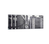 Cuadro Sobre Vidrio 140x50cm Cuadros Pared Varsovia Palacio Cultura Wall Art