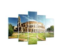 Cuadro Sobre Vidrio 150x100cm Cuadros Arqueología arquitectura italia coliseo