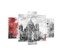 Cuadro Sobre Vidrio 150x100cm Cuadros Pared Catedral Berlín Amantes Wall Art
