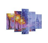 Cuadro Sobre Vidrio 150x100cm Cuadros Pared París Faroles Eiffel Wall Art Prints