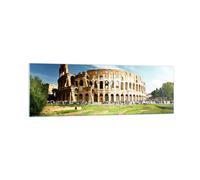 Cuadro Sobre Vidrio 160x50cm Cuadros Arqueología arquitectura italia coliseo