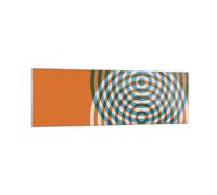 Cuadro Sobre Vidrio 160x50cm Cuadros Pared Abstracción Moderno Círculos Wall Art