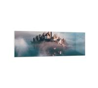 Cuadro Sobre Vidrio 160x50cm Cuadros Pared Alpes Bled Iglesia Wall Art Prints