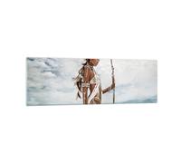 Cuadro Sobre Vidrio 160x50cm Cuadros Pared Ardiente Hombre Mujer Wall Art Prints