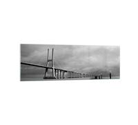 Cuadro Sobre Vidrio 160x50cm Cuadros Pared Arquitectura bicicleta lisboa turismo