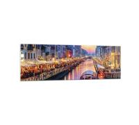 Cuadro Sobre Vidrio 160x50cm Cuadros Pared Canal Grande Tarde Wall Art Prints