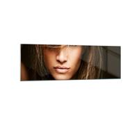 Cuadro Sobre Vidrio 160x50cm Cuadros Pared Femenino moda modelo desnudo Wall Art