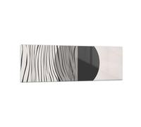 Cuadro Sobre Vidrio 160x50cm Cuadros Pared Figuras Formas Geometría Wall Art