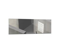 Cuadro Sobre Vidrio 160x50cm Cuadros Pared laberinto gris perdido Wall Art