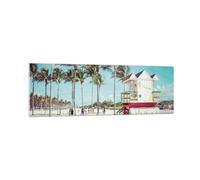 Cuadro Sobre Vidrio 160x50cm Cuadros Pared playa miami florida Wall Art Prints