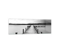 Cuadro Sobre Vidrio 160x50cm Cuadros Pared Puente Paz Agua Wall Art Prints Decor